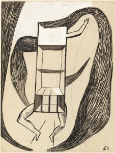 Louise Bourgeois-Een hand die zwaait uit het dak
