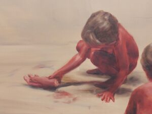 Michaël Borremans-Spelen met een afgehakte hand